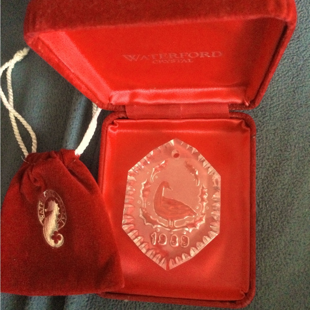 1989 Vintage Waterford Crystal Ornament